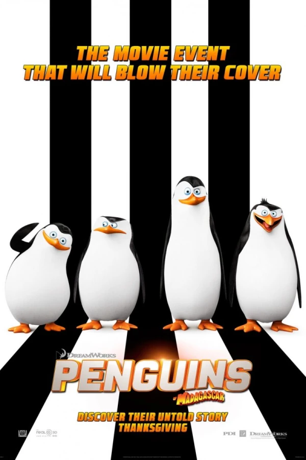 Os Pinguins de Madagáscar: O filme Poster